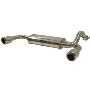 SRS Hinten Muffler Double SS Conical Flange 61mm Edelstahl Honda Civic,CRX