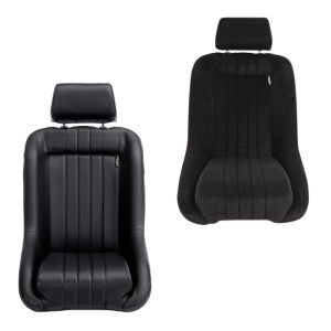 SK-Import Schalensitz Classic Style Mit Kopfstütze Schwarz