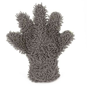 SK-Import Waschhandschuh Grün Microfaser