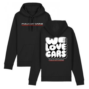 Fullcartuning Hoodie We Love Cars Schwarz