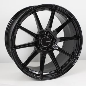 Enkei TS10 Felgen 18 Zoll 8J ET45 5x112 Glanz Schwarz