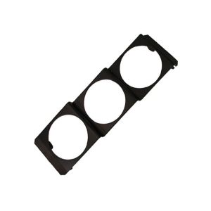 D1 Spec Anzeigenhalter Panel Schwarz 52mm Stahl