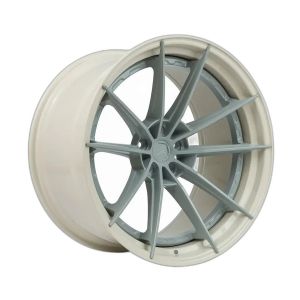 Z-Performance ZP Modular 1 Felgen 21 Zoll 11.5J ET17 5x112 Supertief konkav Stone Grey Center Vanilla Ice Lip